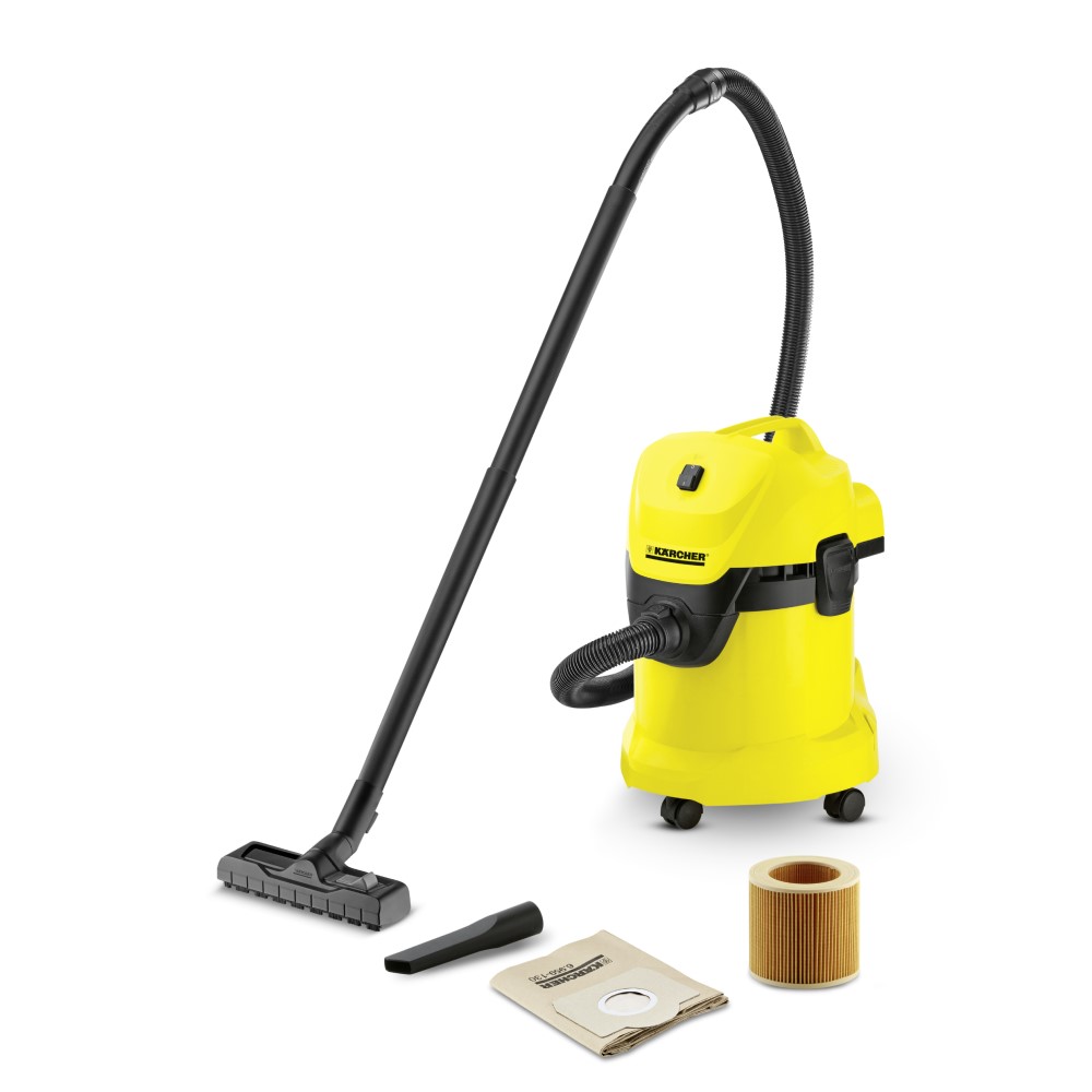 Aspiradora multiusos WD 3 seco y húmedo, superpotente y energéticamente eficiente
