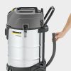 La Aspiradora Karcher NT 70/2 Me Classic es un aspiradora en seco y húmedo resistente, potente y de manejo confortable con dos motores y un depósito de 70 l para suciedad gruesa, polvo y líquidos.
